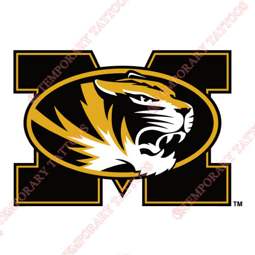 Missouri Tigers Customize Temporary Tattoos Stickers NO.5151